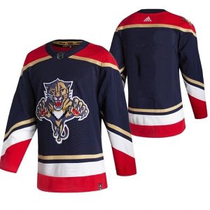 Herren Florida Panthers Eishockey Trikot Blank Navy 2022 Reverse Retro Special Edition Authentic